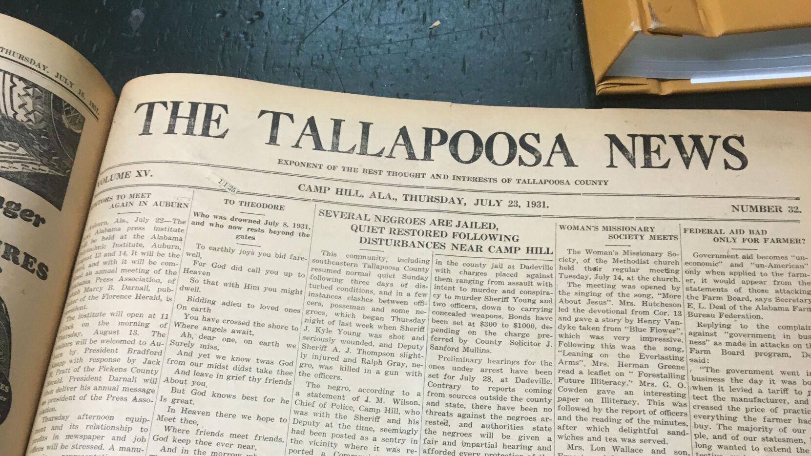 Local coverage of The Share Croppers Union